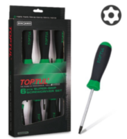 Набір викруток TORX з отвором T10-T40 6ед. TOPTUL GAAE0610